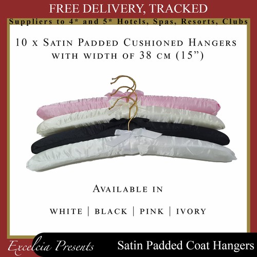 Satin padded hangers - hangers,