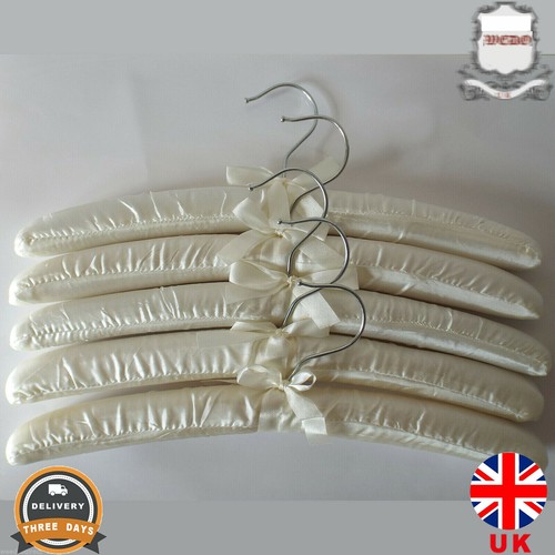 Luxury ivory satin padded coat - satin,