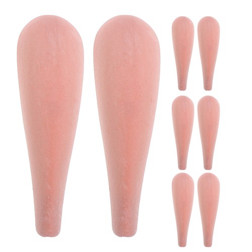 12pcs pink flocked - flocked, shoulder