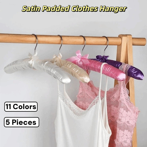 5pcs padded satin clothes - 5pcs,