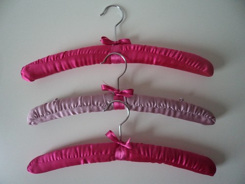 Set pink satin fabric - of, 3
