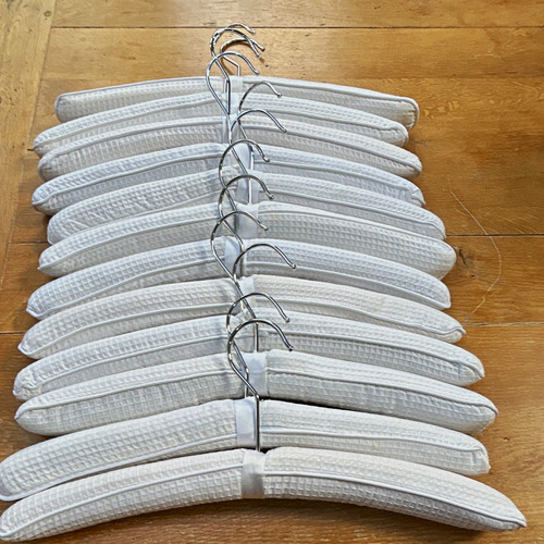 White quilted cotton padded - white,