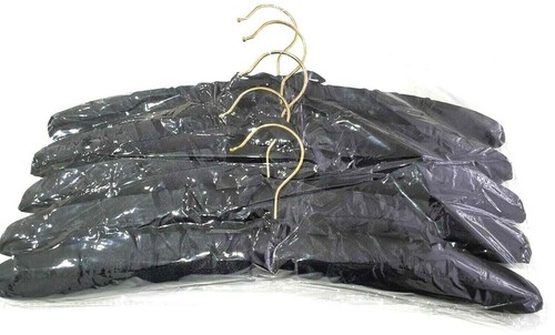 Satin padded coat hangers - satin,