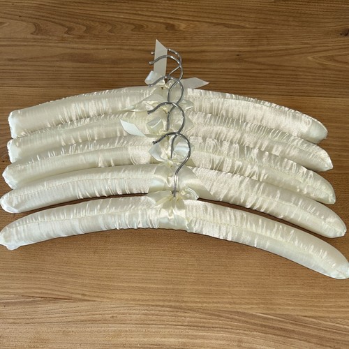 Ivory satin covered - 5,