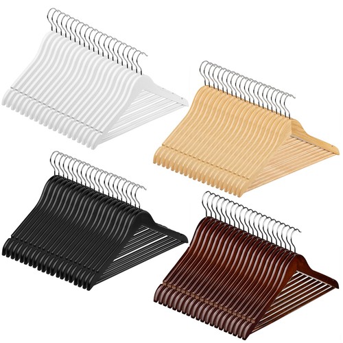 Wooden coat hangers - 20,