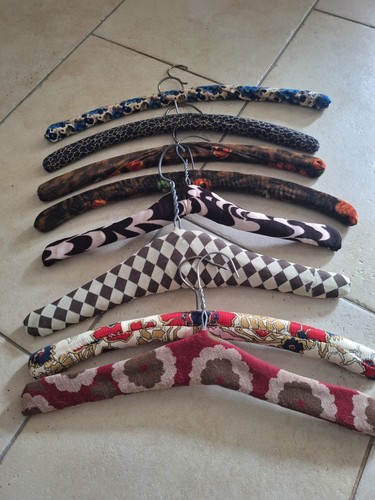 Vintage retro padded fabric - retro,