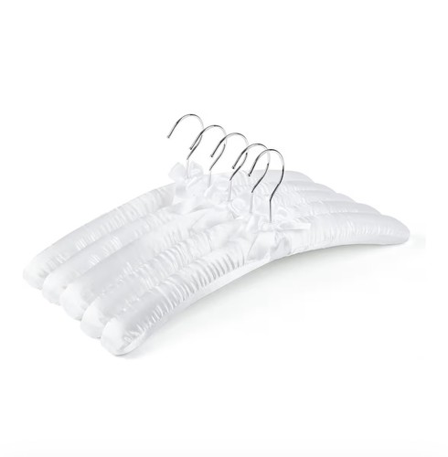 15pcs white padded satin - white,
