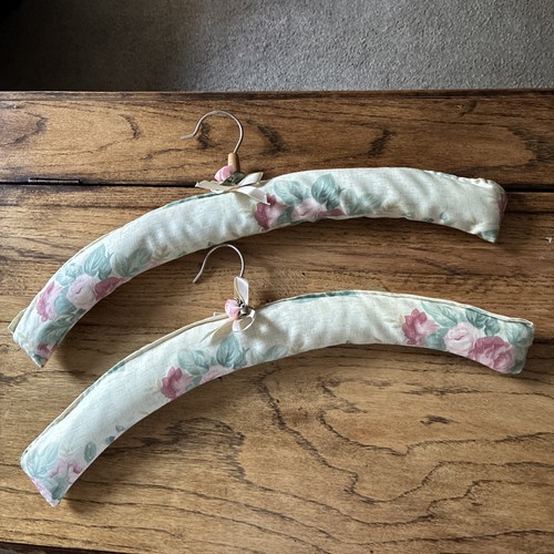 Padded fabric coat hangers - padded,